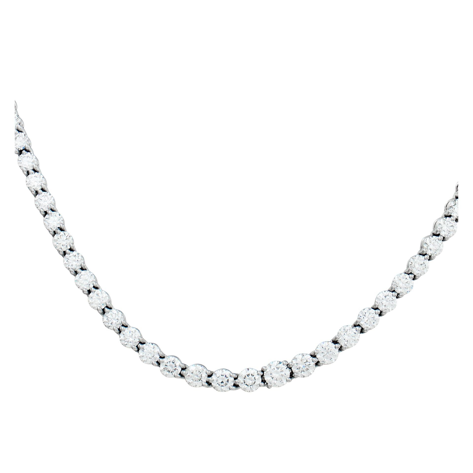 tiffany diamond tennis necklace