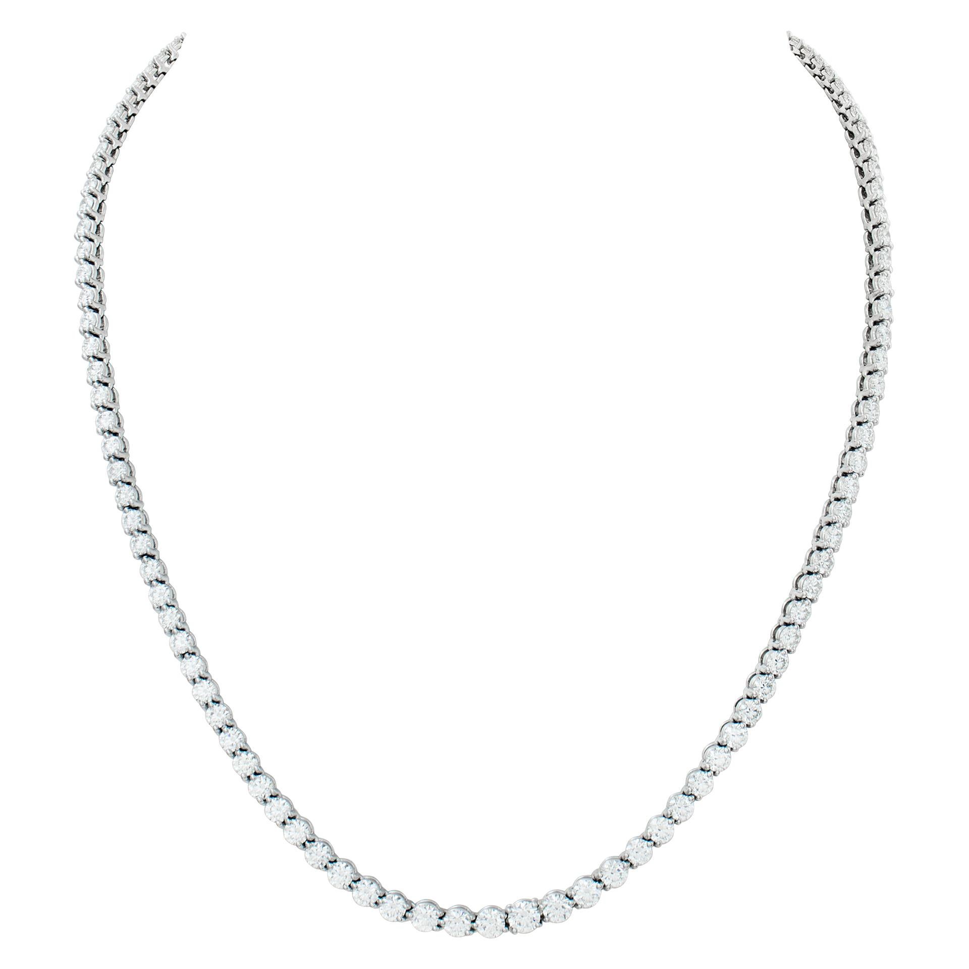 diamond tennis necklace tiffany