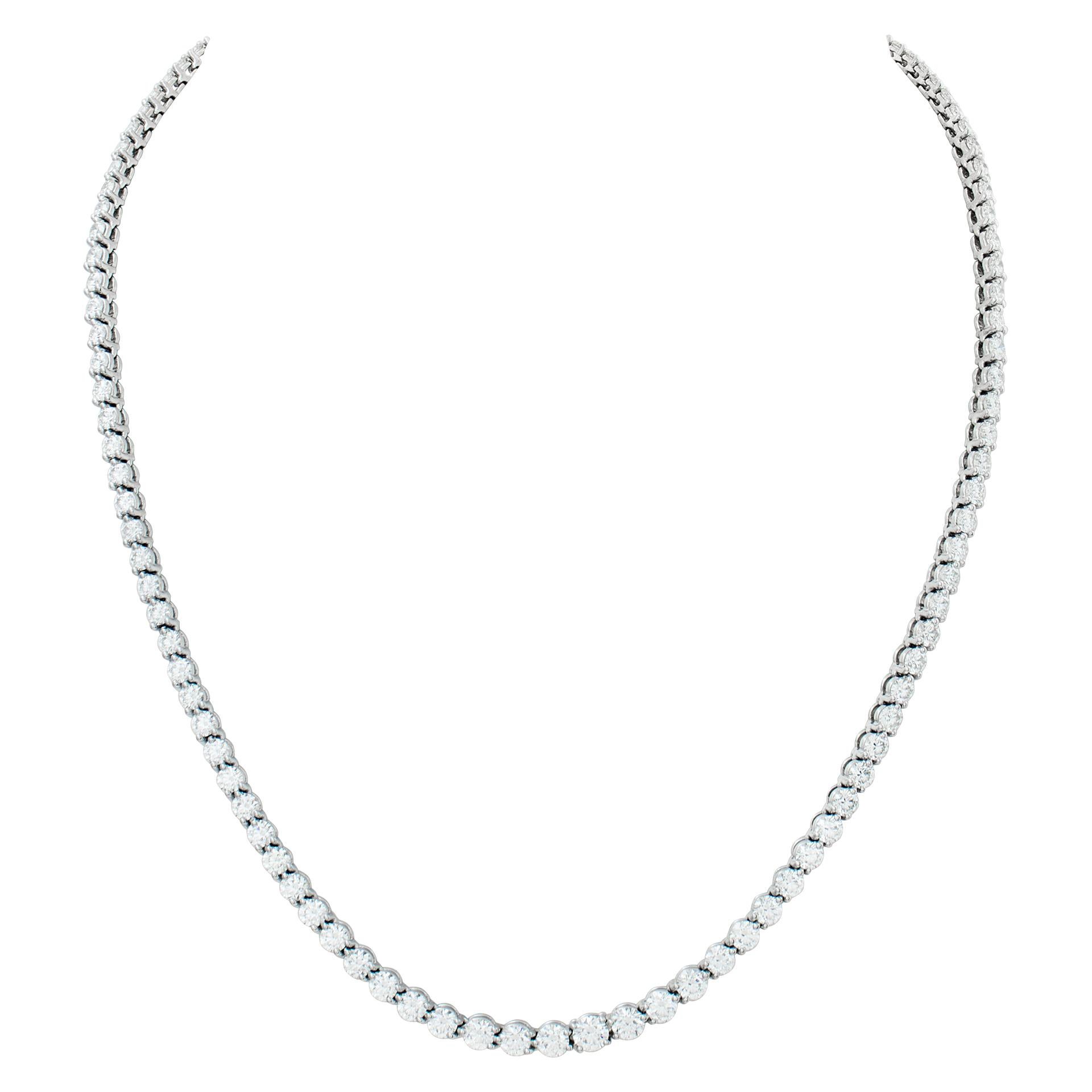 Tiffany and Co. Platinum Diamond Necklace