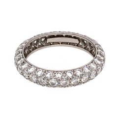 Tiffany & Co. Platinum Etoile Diamond Ring