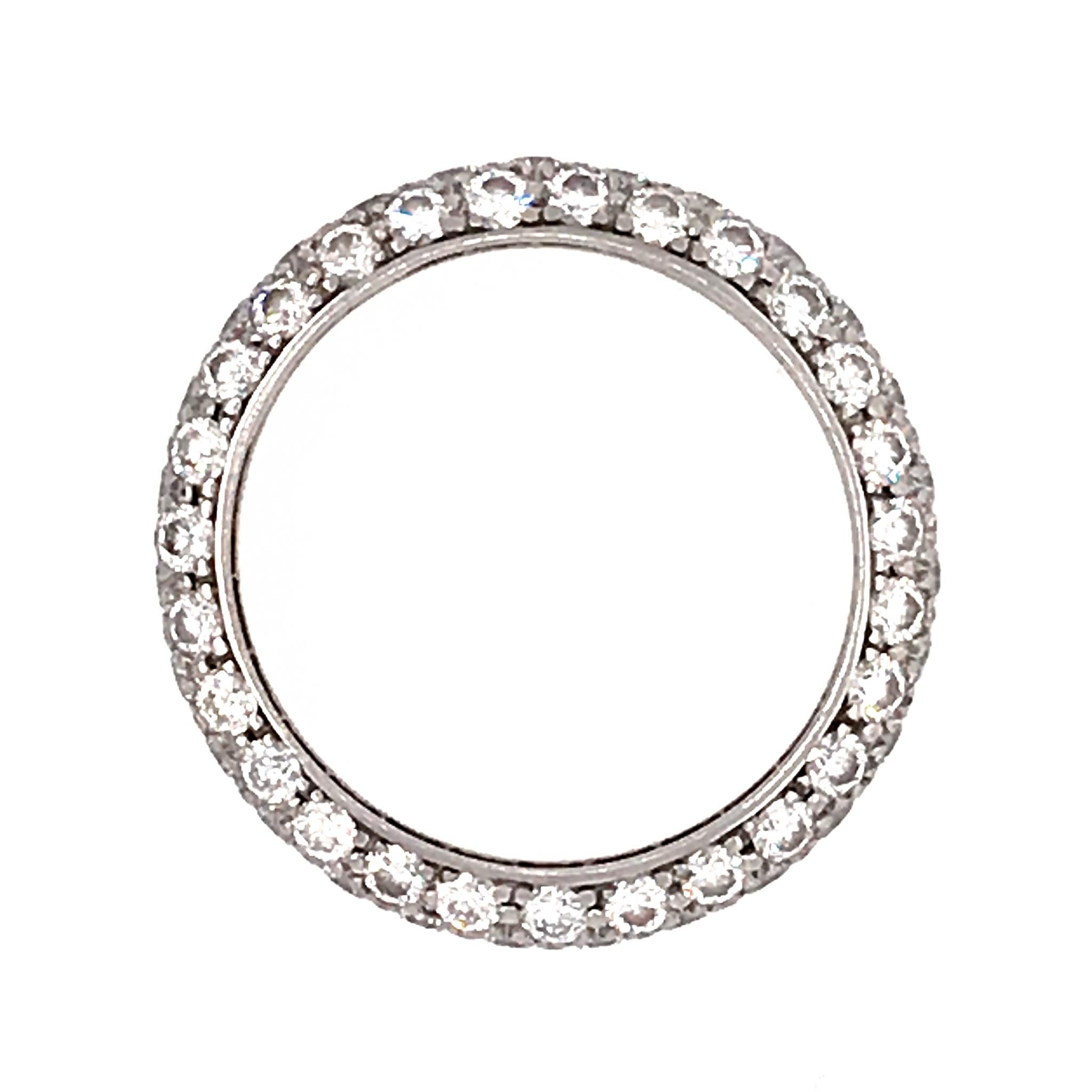 Taille ronde Tiffany & Co. Bague étoile en platine et diamants en vente