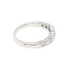Tiffany and Co. Platinum Jazz Graduated Diamond Ring