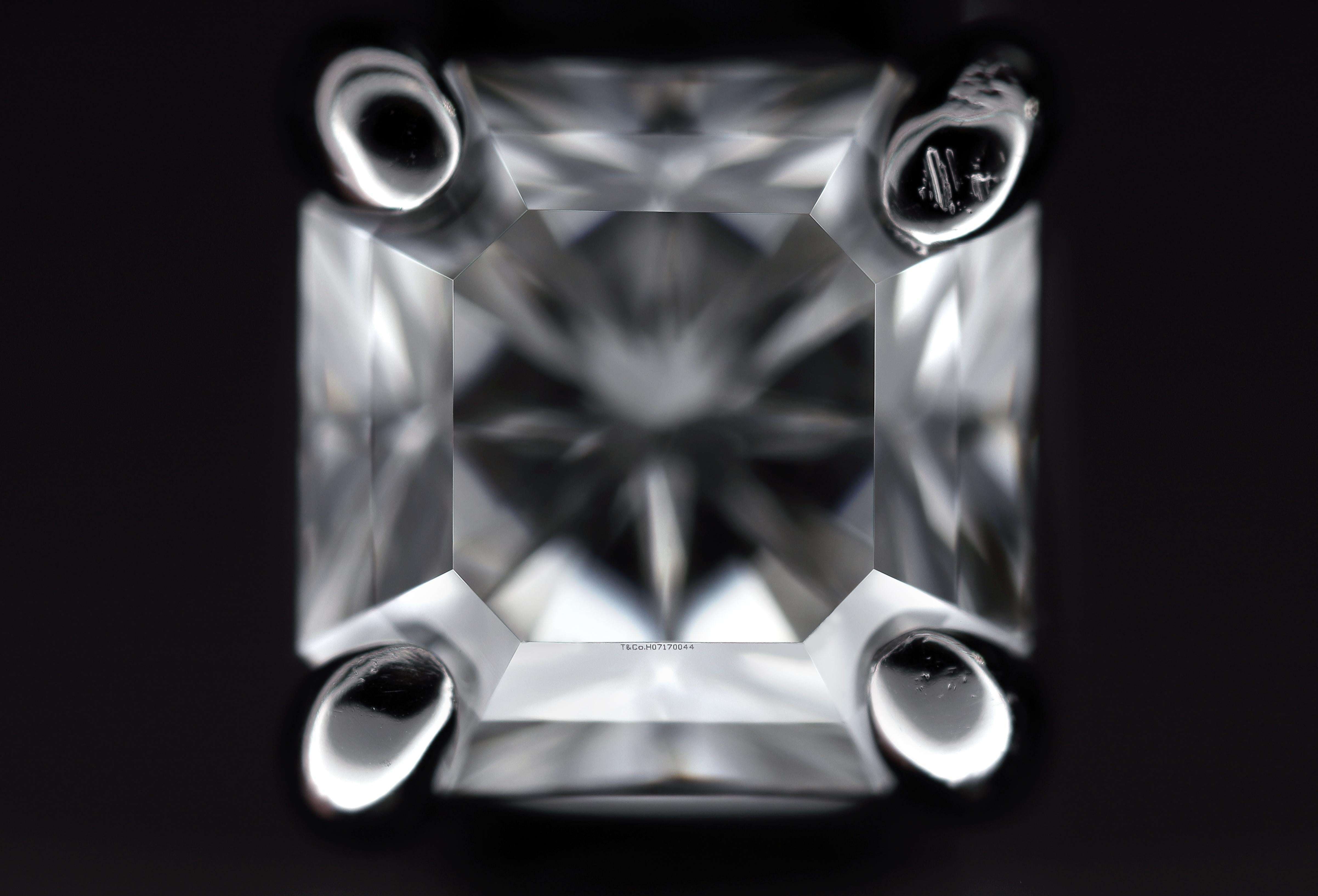 Tiffany and Co. Platinum Lucida Diamond Engagement Ring .31ct IVVS2 w/Receipt 3