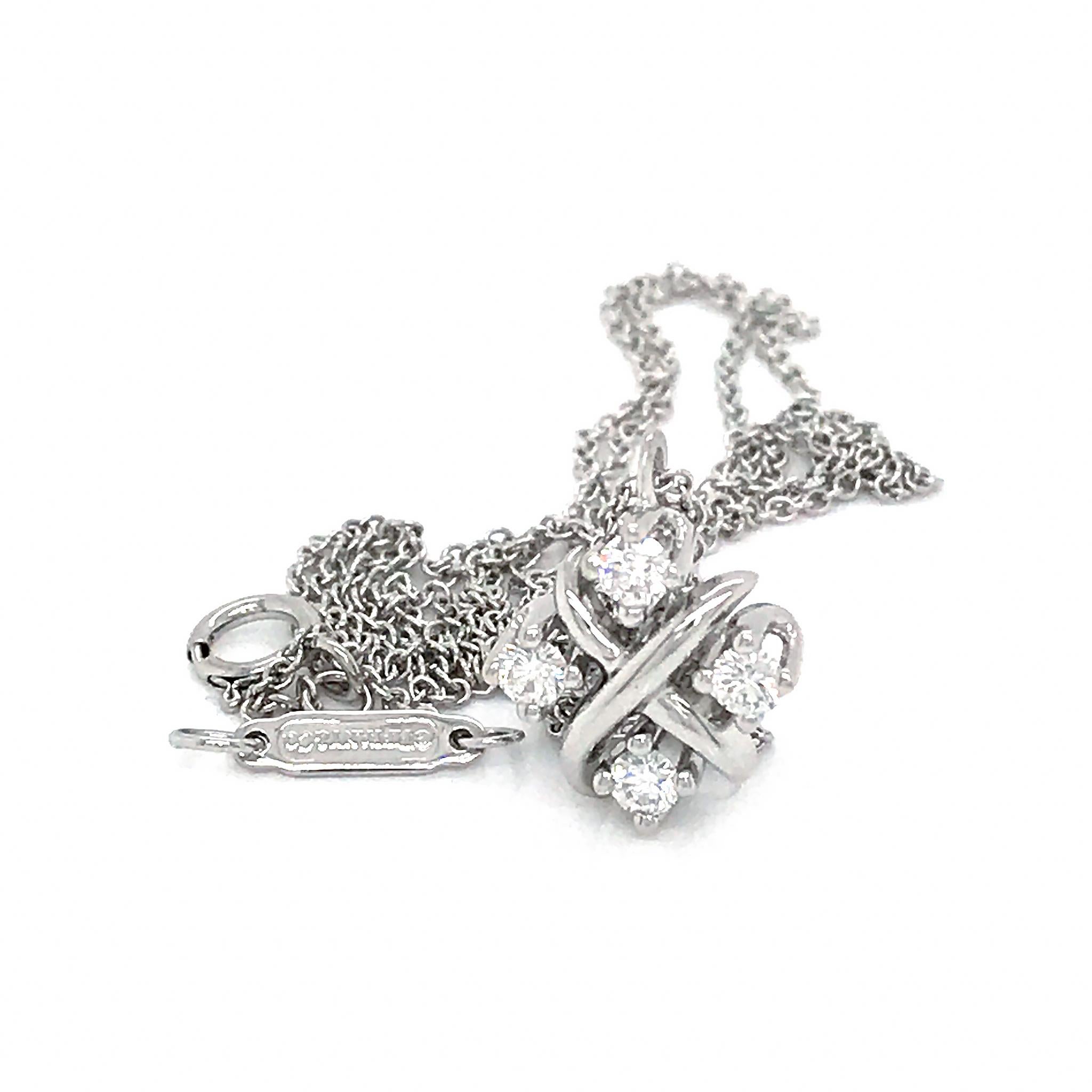 METAL TYPE: Platinum
STONE WEIGHT: 0.21ct twd
CHAIN LENGTH: 20 inches
TOTAL WEIGHT: 5.0 grams