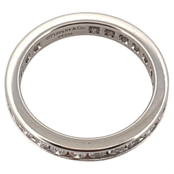 Moderne Tiffany and Co. PT950 Bague d'éternité en platine avec diamant de 0,75 carat en vente