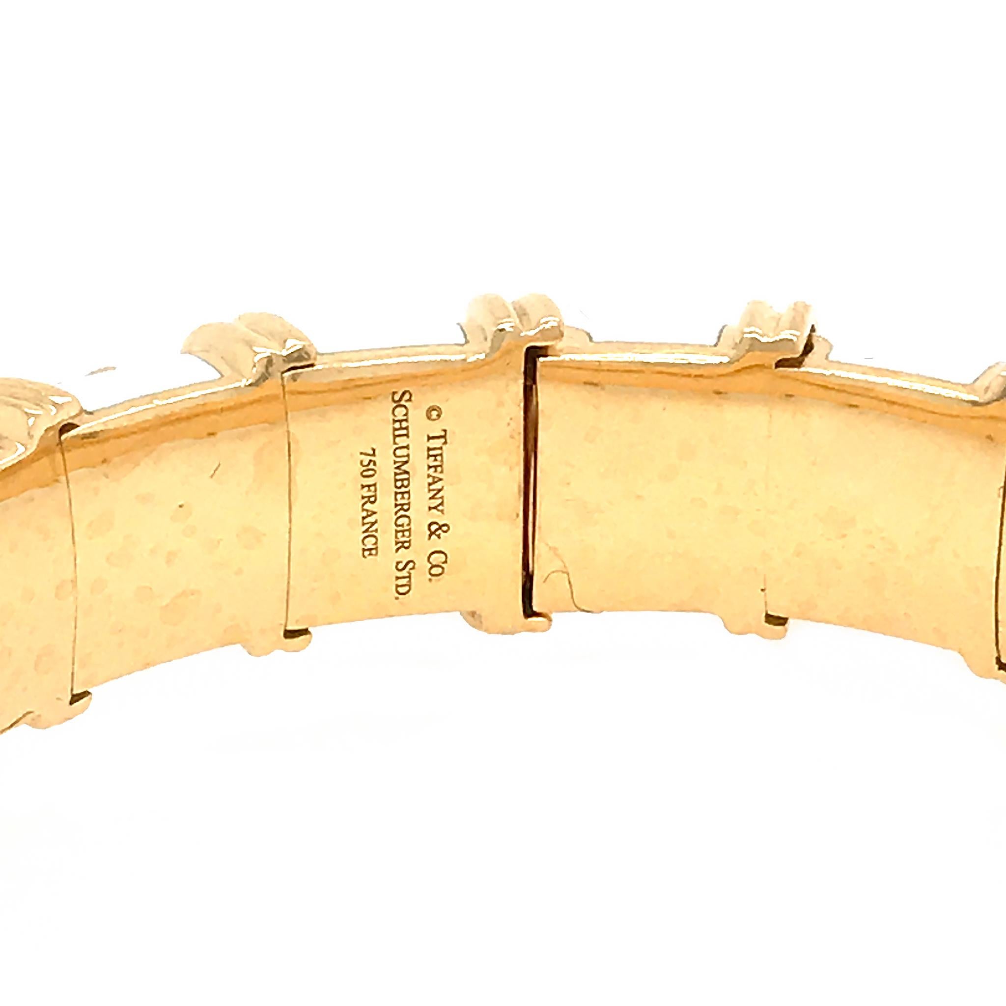 Tiffany and Co. Schlumberger Croisillon Bracelet In Excellent Condition In New York, NY