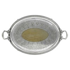 Tiffany and Co. Silver Soldered Tray Plateau by Edward Moore: A Massive and Rare