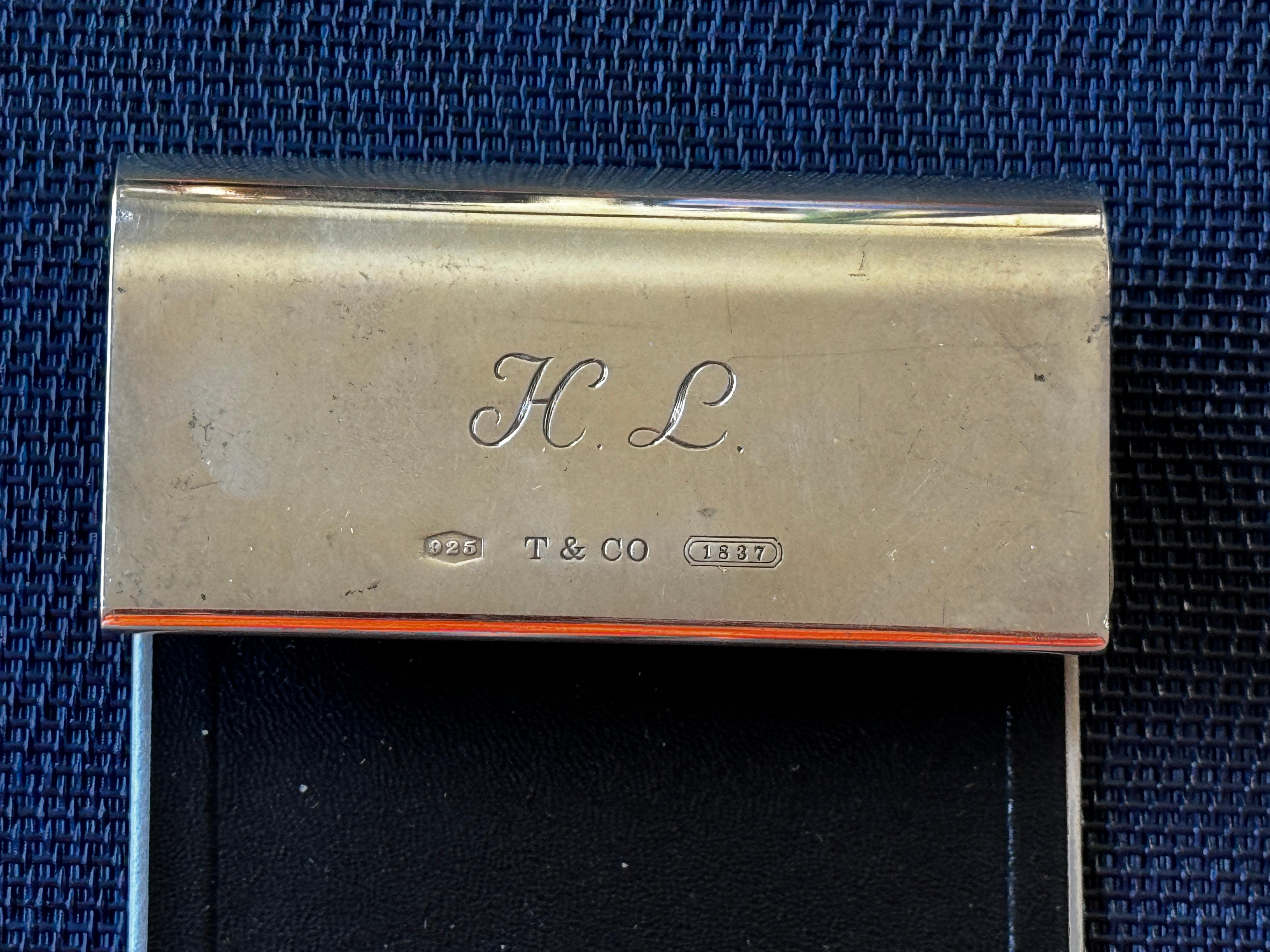 Tiffany & Co. Sterling Papierhalter markiert 925   im Zustand „Gut“ im Angebot in San Francisco, CA