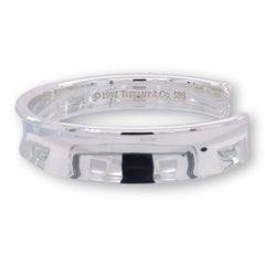 Tiffany and Co. Sterling Silver 1837 Open-Cuff Bracelet for 7 1/2"-7 3/4" Wrist