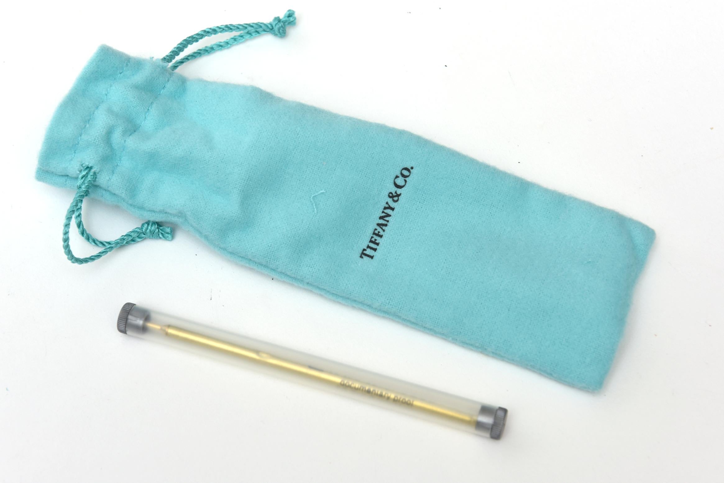 Tiffany & Co. Sterling Silver and 18-Karat Gold Pen by Jean Schlumberger Vintage For Sale 1