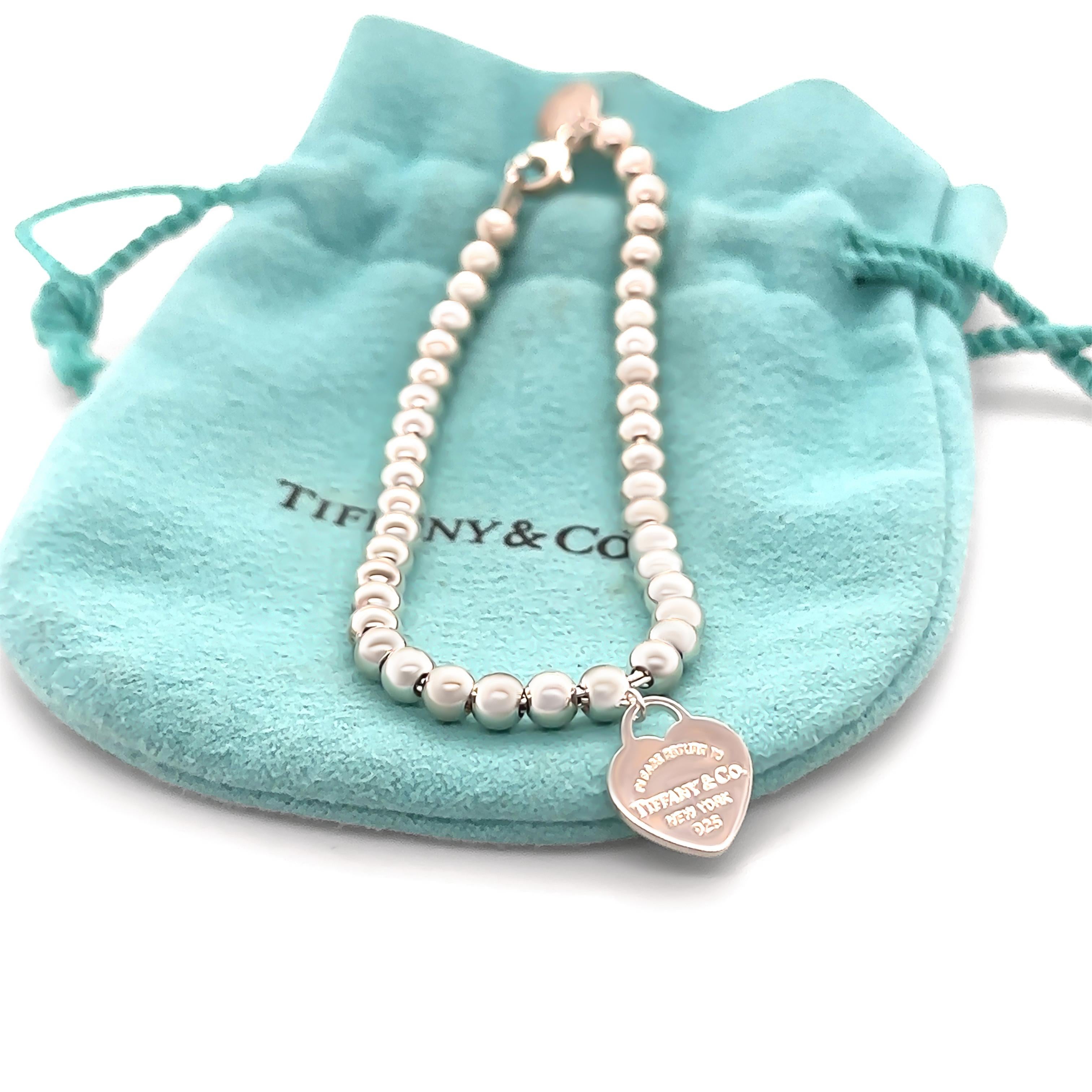 blue heart bracelet