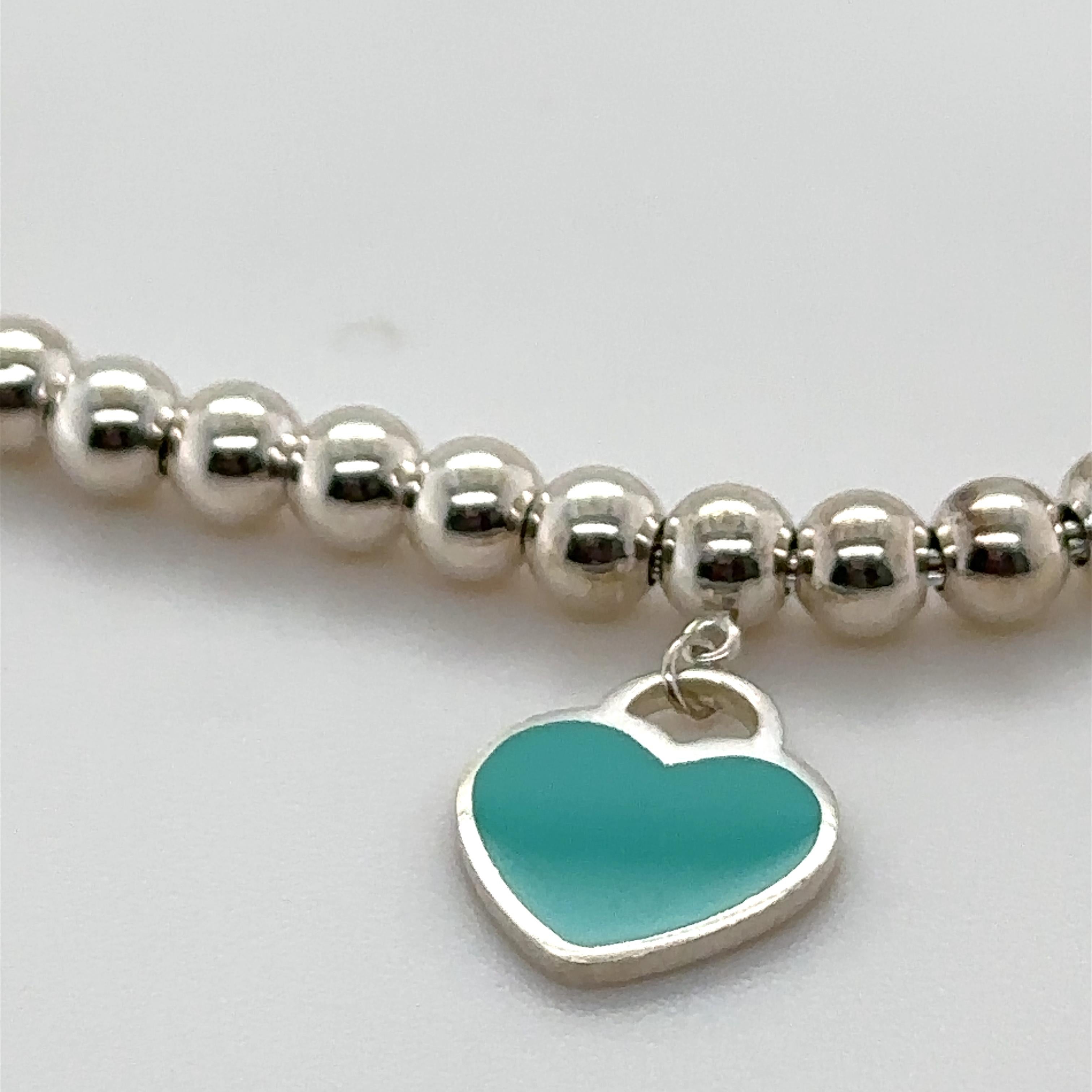 tiffany bracelet blue heart