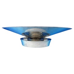 Tiffany & Co. Bol de centre de table en argent sterling avec base en forme de bol de 38.4 ozt. '#6073' Modern