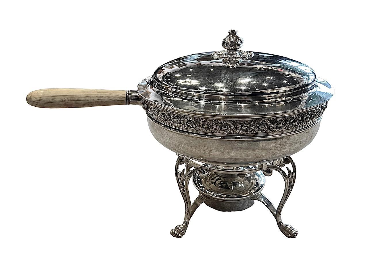real silver chafing dish