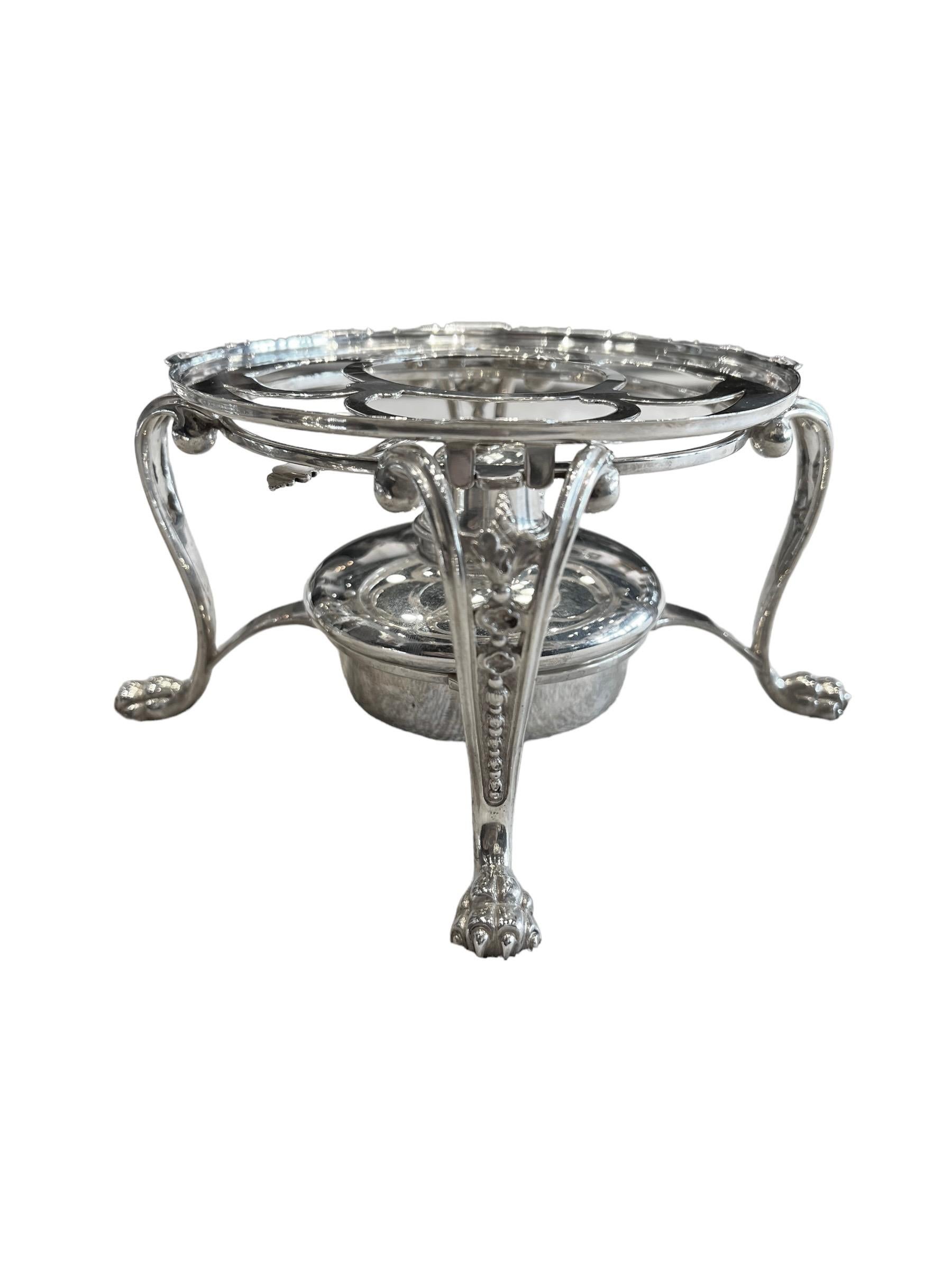 Tiffany and Co Sterling Silver Chafing Dish with Warmer, 19th Century For Sale 2