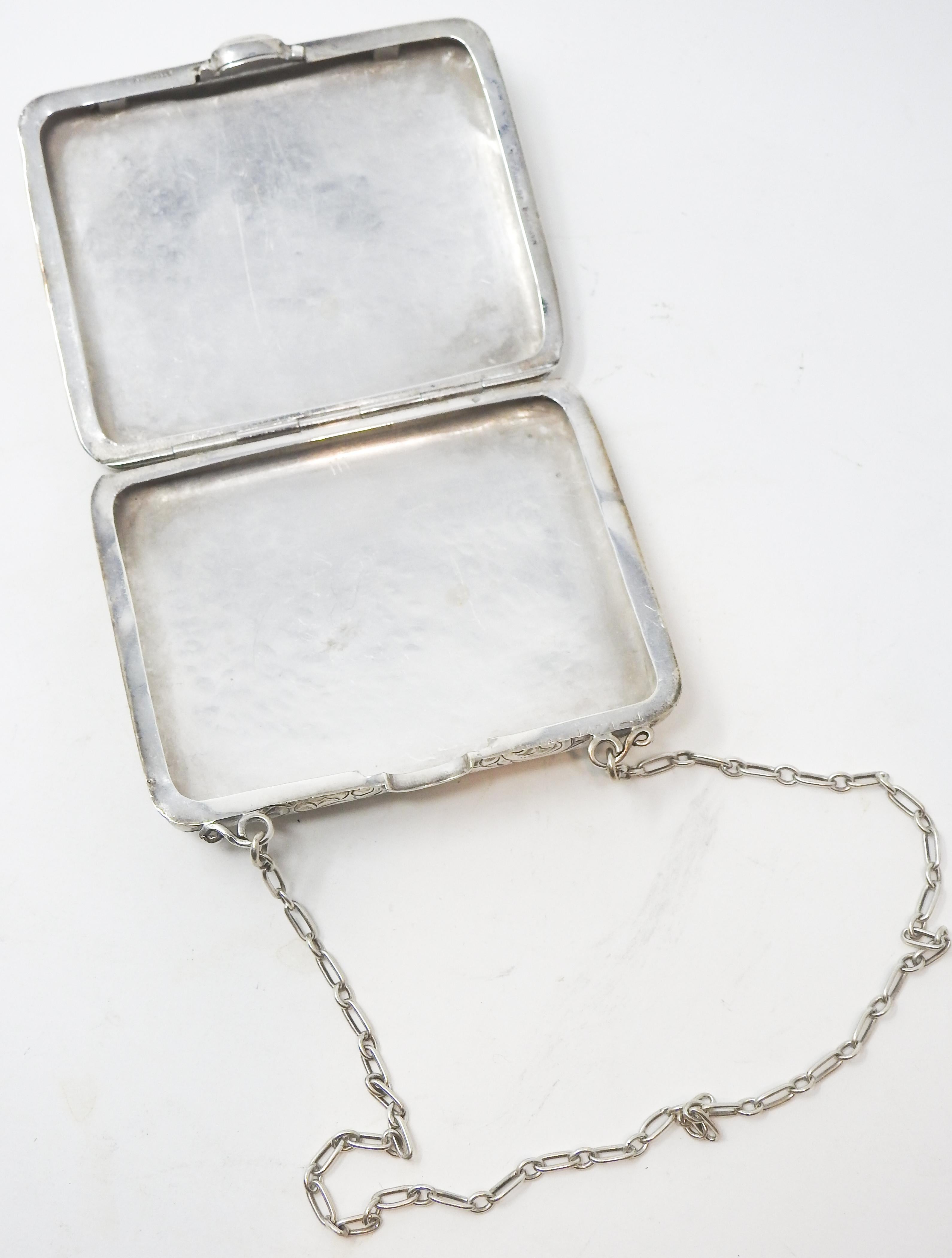 antique sterling silver purse