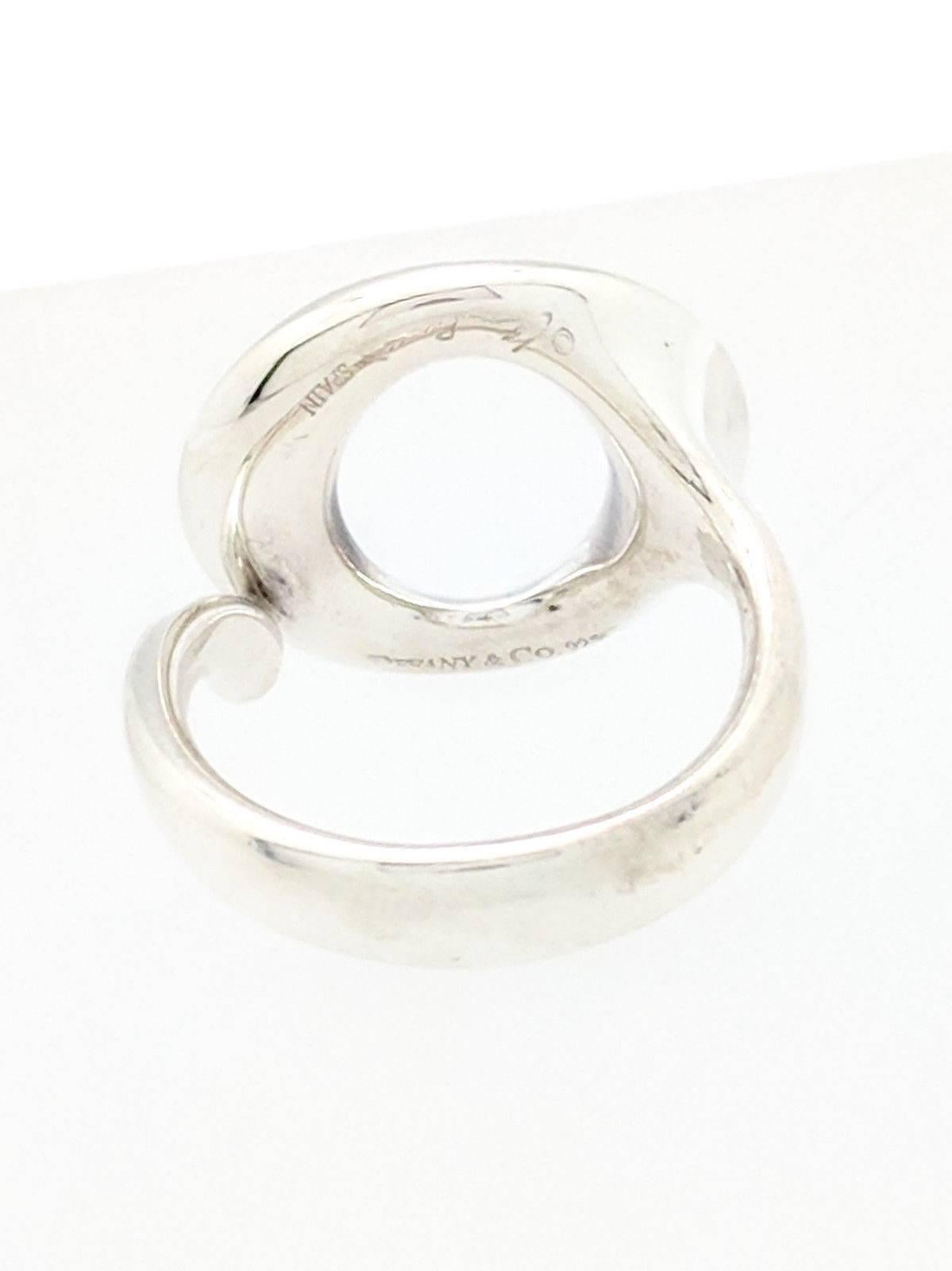 Women's Tiffany & Co. Sterling Silver Elsa Peretti Sevillana O Ring