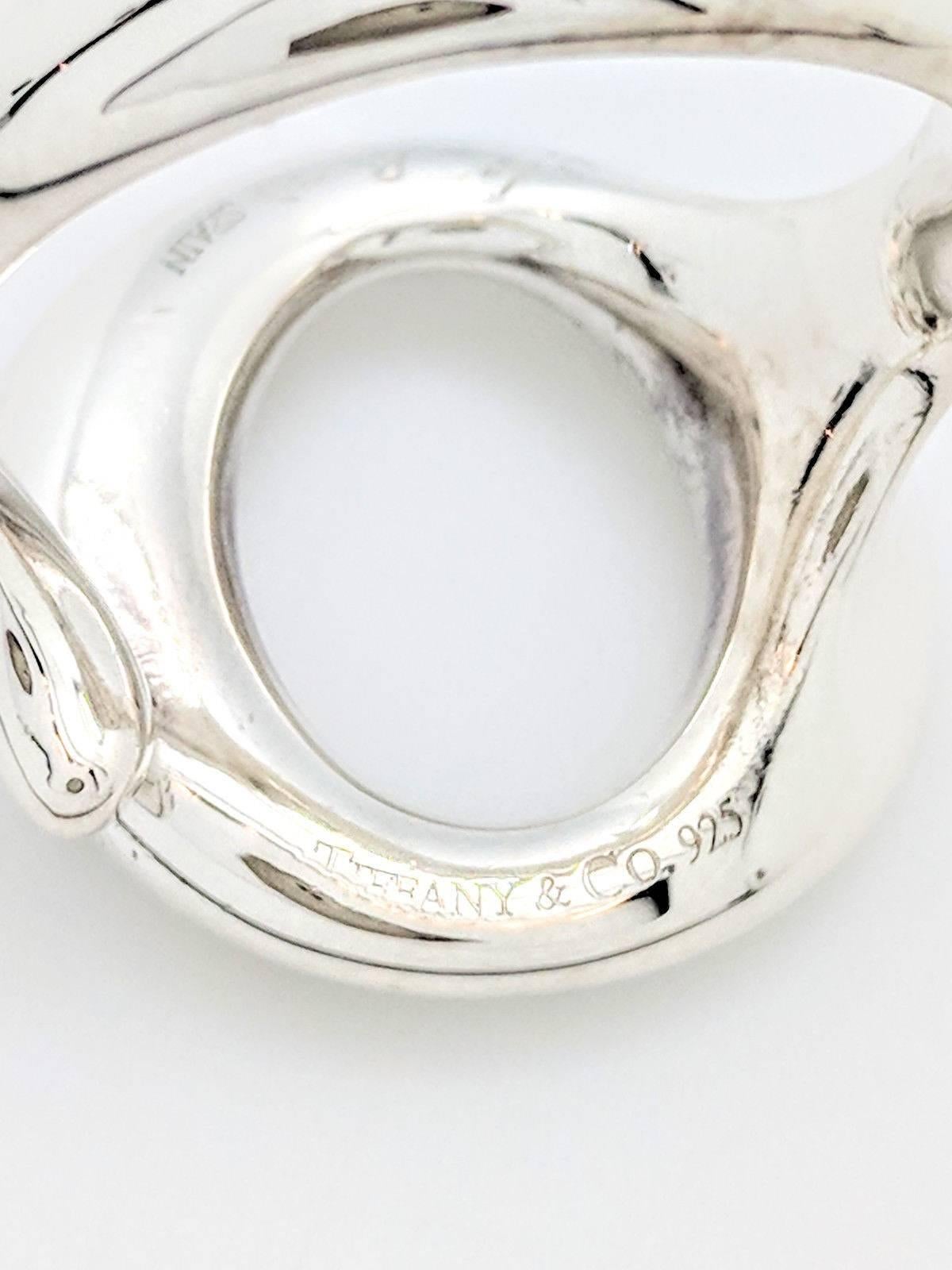 Tiffany & Co. Sterling Silver Elsa Peretti Sevillana O Ring 1