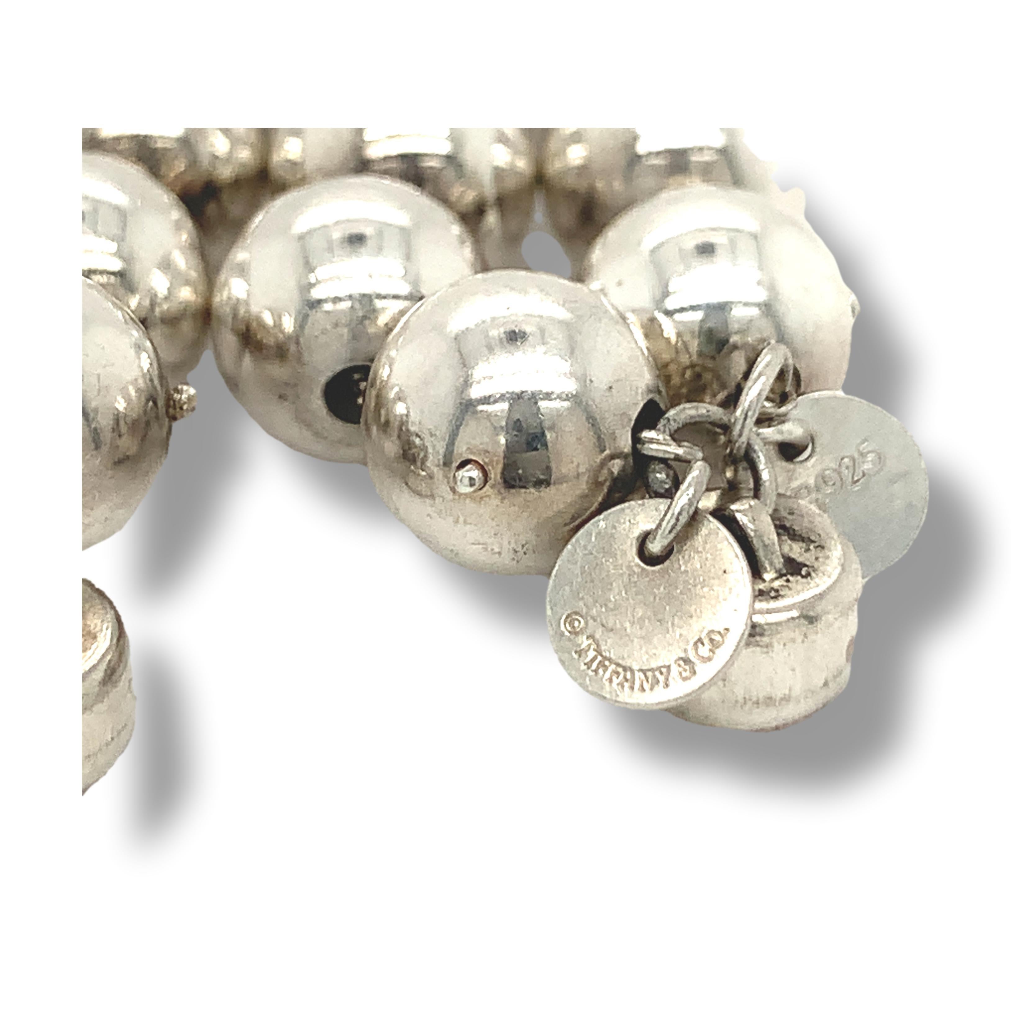 tiffany and co 925 silver hardwear double pearl