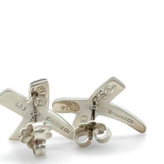 Tiffany & Co Paloma's Picasso Graffiti X Ohrringe aus Sterlingsilber