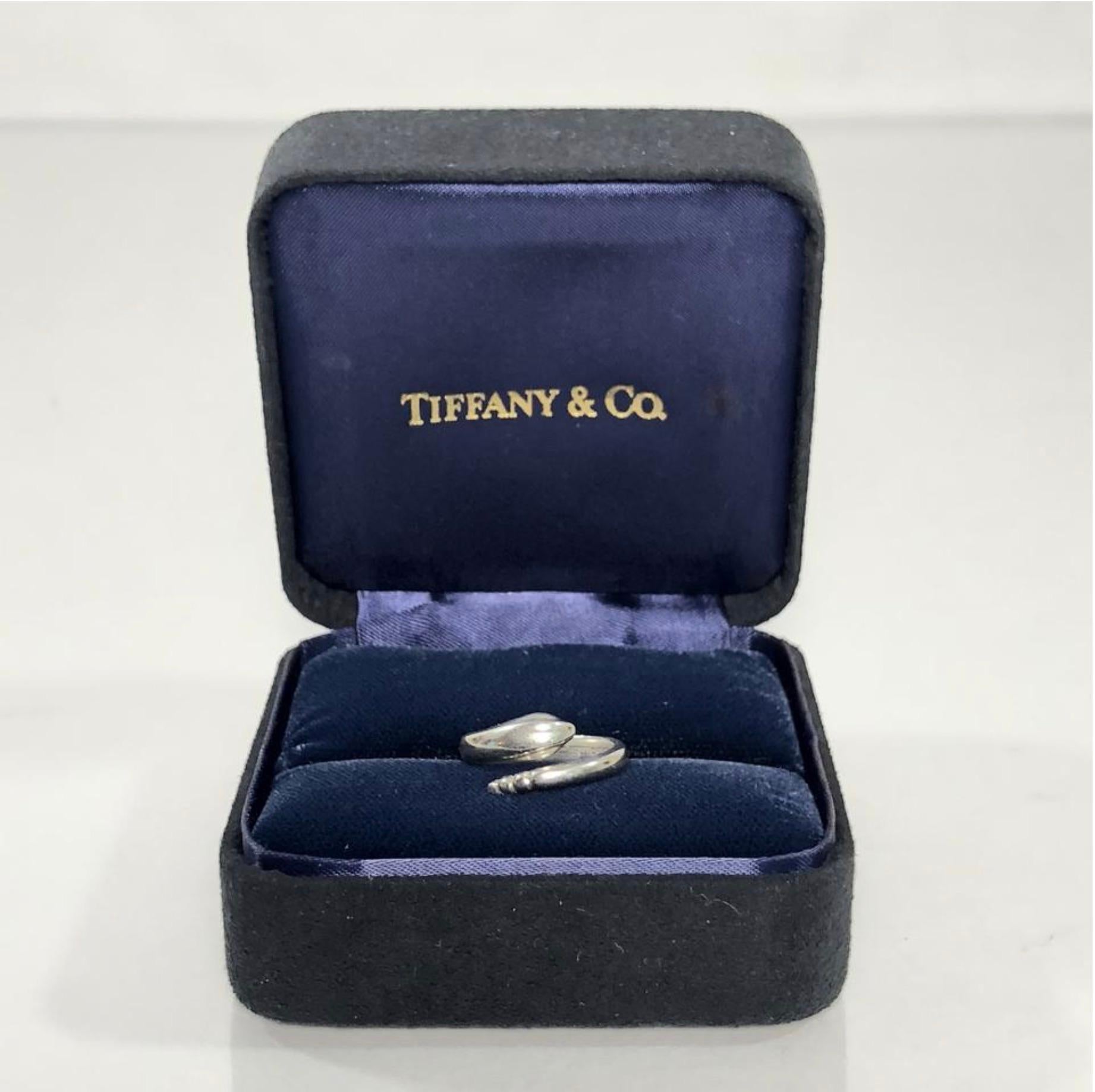 Tiffany and Co. Sterling Silver Snake Ring For Sale 1