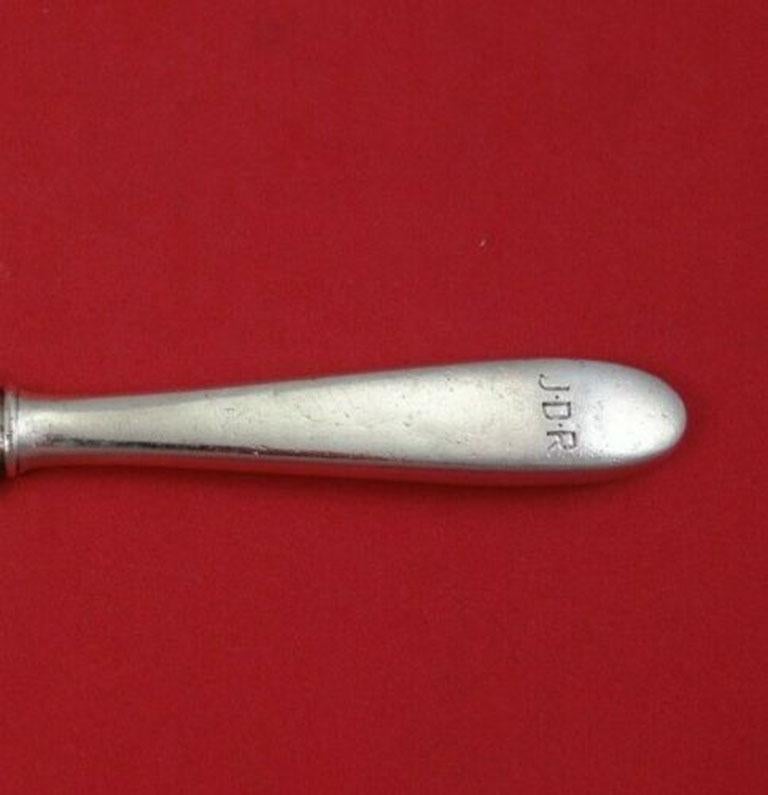 Sterling silver hollow handle tea knife 7 5/8