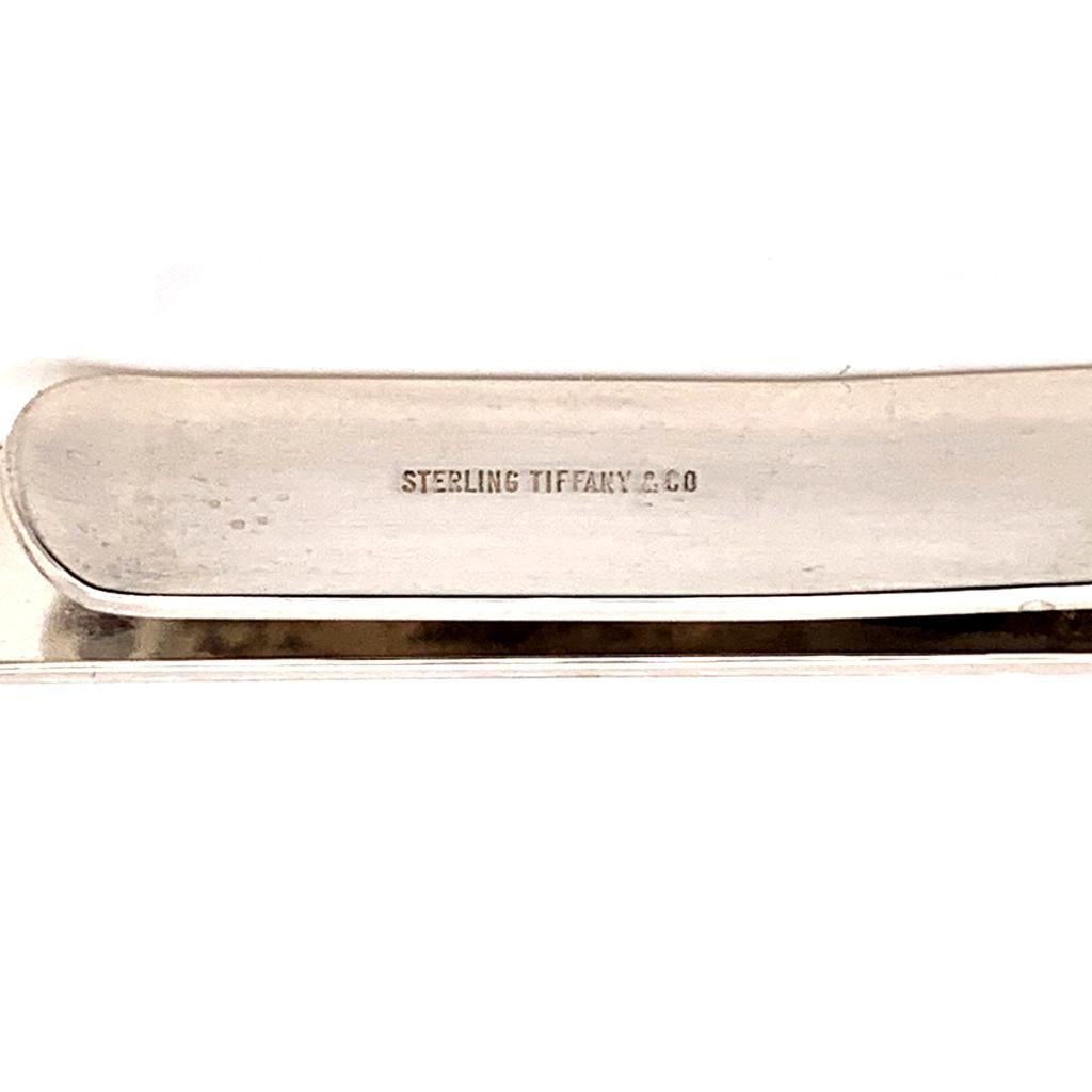 Modern Sterling Silver Tie Bar By Tiffany & Co 8.61 Grams 2 in TIF10