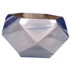 Sterlingsilber-Weinkühler / kubistische Schale von Tiffany & Co, 30,2 ozt, #6976