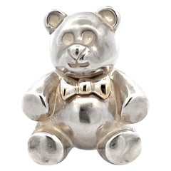 Tiffany and Co. Teddy Bear Brooch Sterling Silver