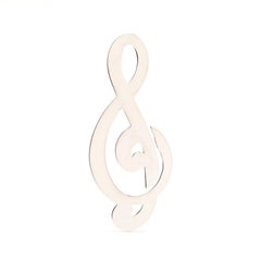Tiffany and Co Treble Cleft Bookmark, Sterling Silver, Length 3 Inches