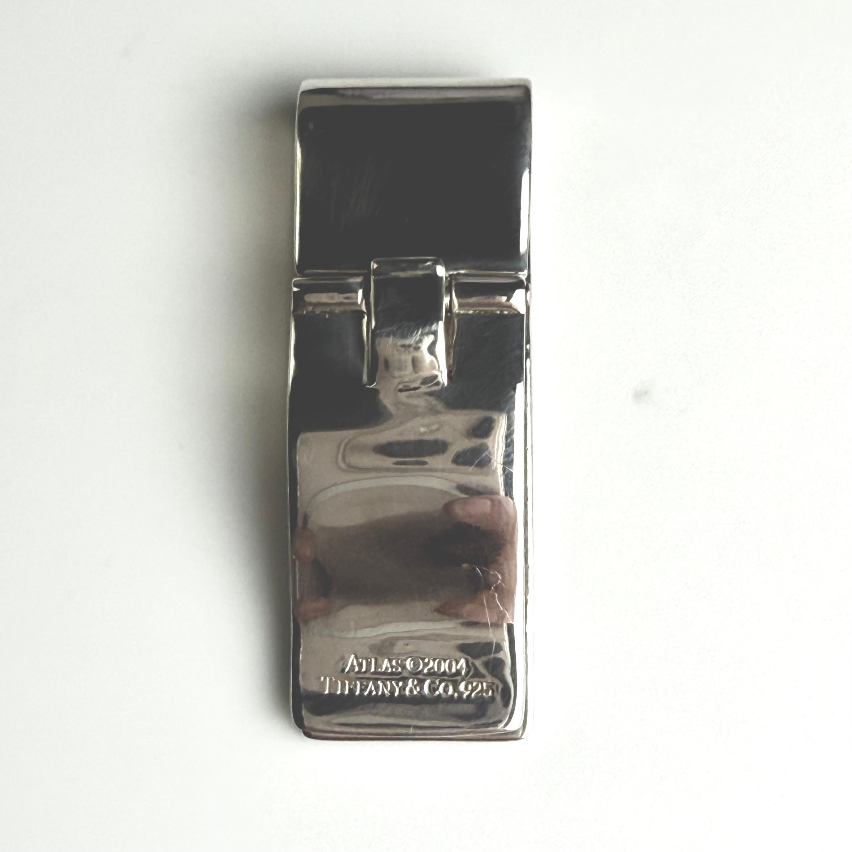 Tiffany and Co. Vintage Atlas Collection Sterling Silver Money Clip Circa 2004 en vente 1