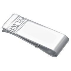 Tiffany and Co. Vintage Atlas Collection Sterling Silver Money Clip Circa 2004