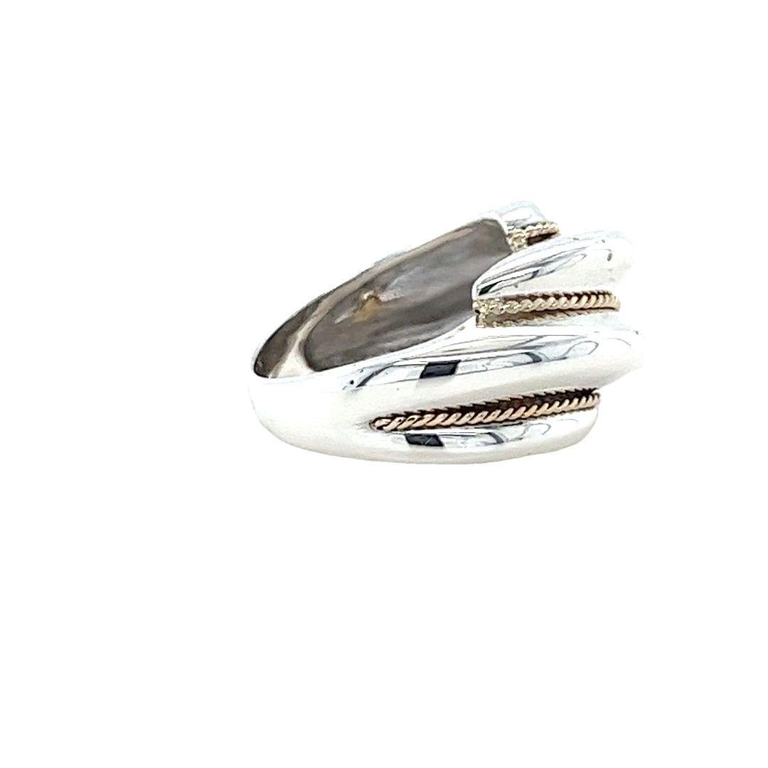 Anello vintage a cupola intagliata Tiffany & Co. in vendita 1