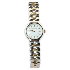 Tiffany and Co Watch. 18k Tiffany Tesoro Stainless Steel Ladies 25mm Wristwatch