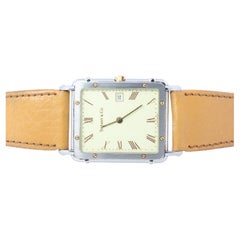 Uhr von Tiffany und Co. Alexis Barthelay Tiffany Tank Quarz 18k Edelstahl Uhr.
