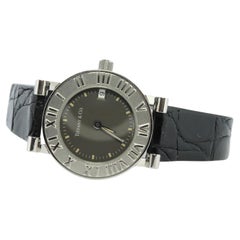 Tiffany and Co Watch. Tiffany Atlas Date Quartz 25mm Ladies Wristwatch