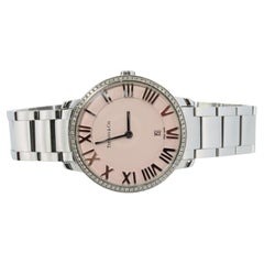 Reloj Tiffany & Co. Reloj Tiffany Atlas Bisel Diamante 31mm Esfera ROSA para mujer.