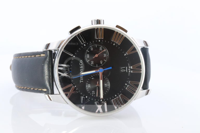Tiffany and Co Watch. Tiffany Atlas Dome Chronograph 42mm  display picture 3