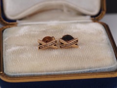 Tiffany and Co. Boucles d'oreilles en or rose 14 carats X Diamond Atlas