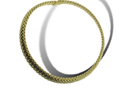 Tiffany and Co. Yellow Gold 18k Necklace Choker