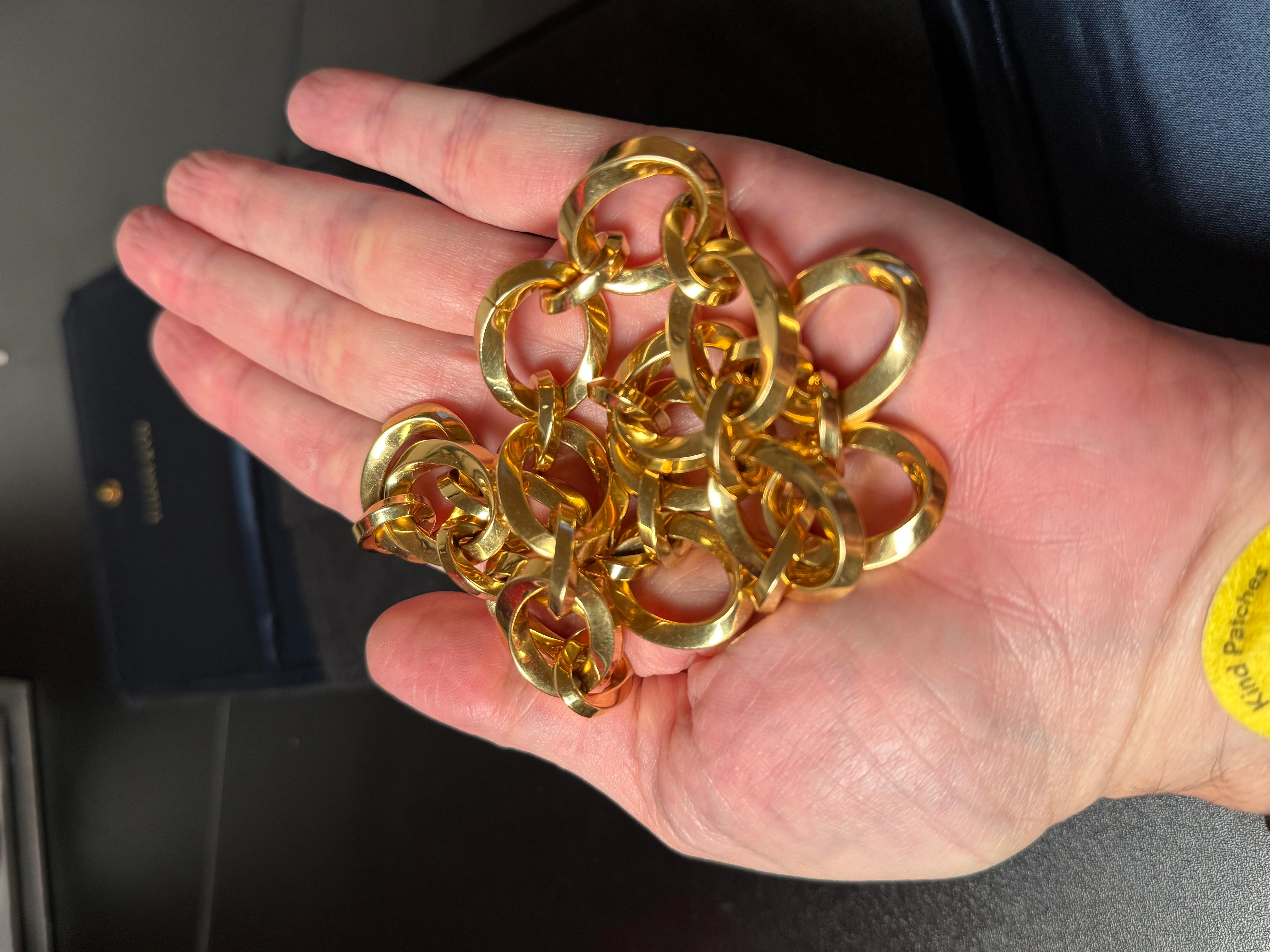 Tiffany & Co Collier à maillons en or jaune en vente 2