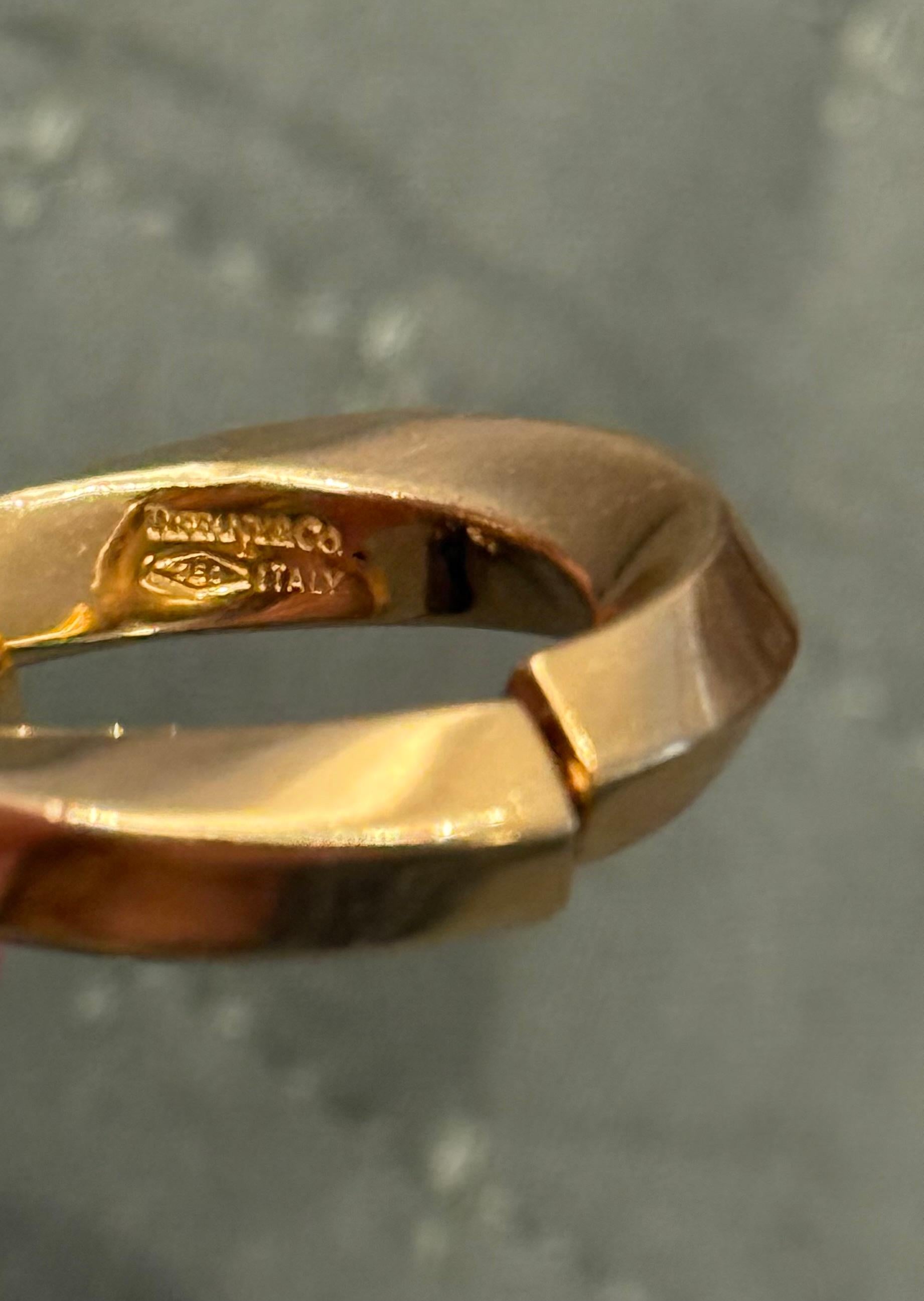 Tiffany & Co Collier à maillons en or jaune en vente 3