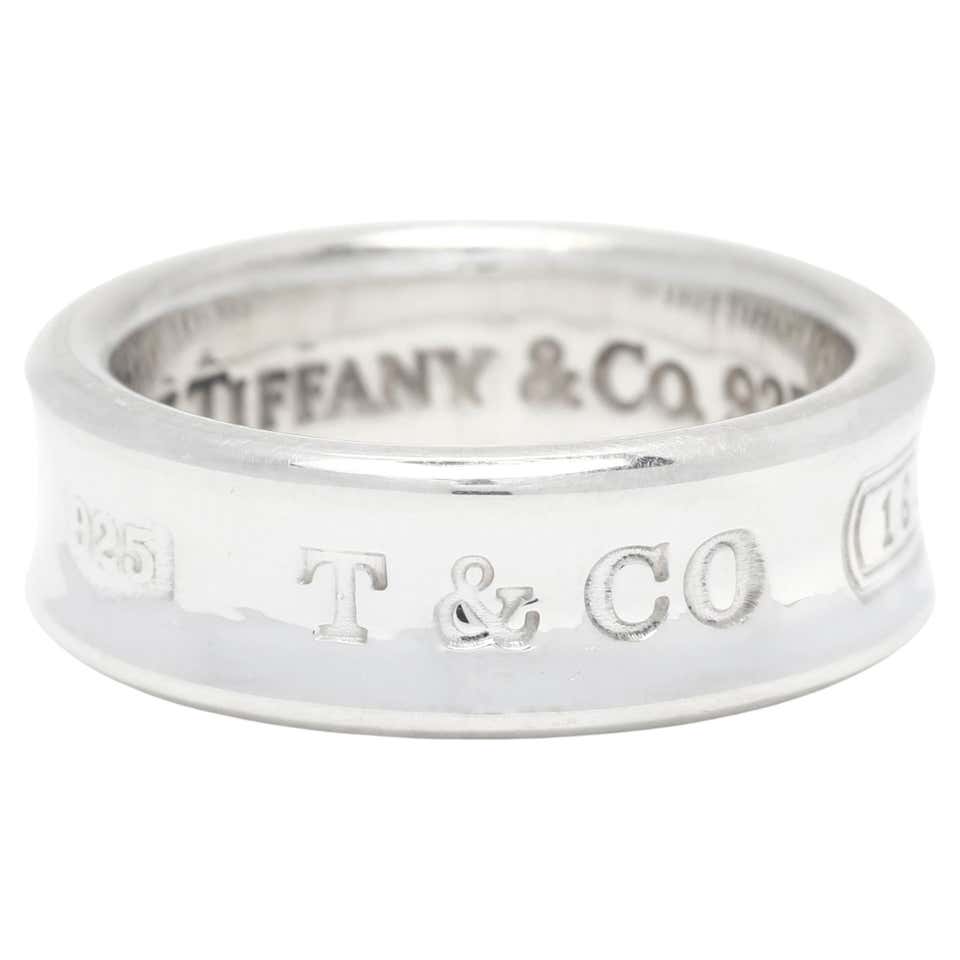 Tiffany and Company Charles Tiffany, Diamond Wedding Band, Platinum For ...