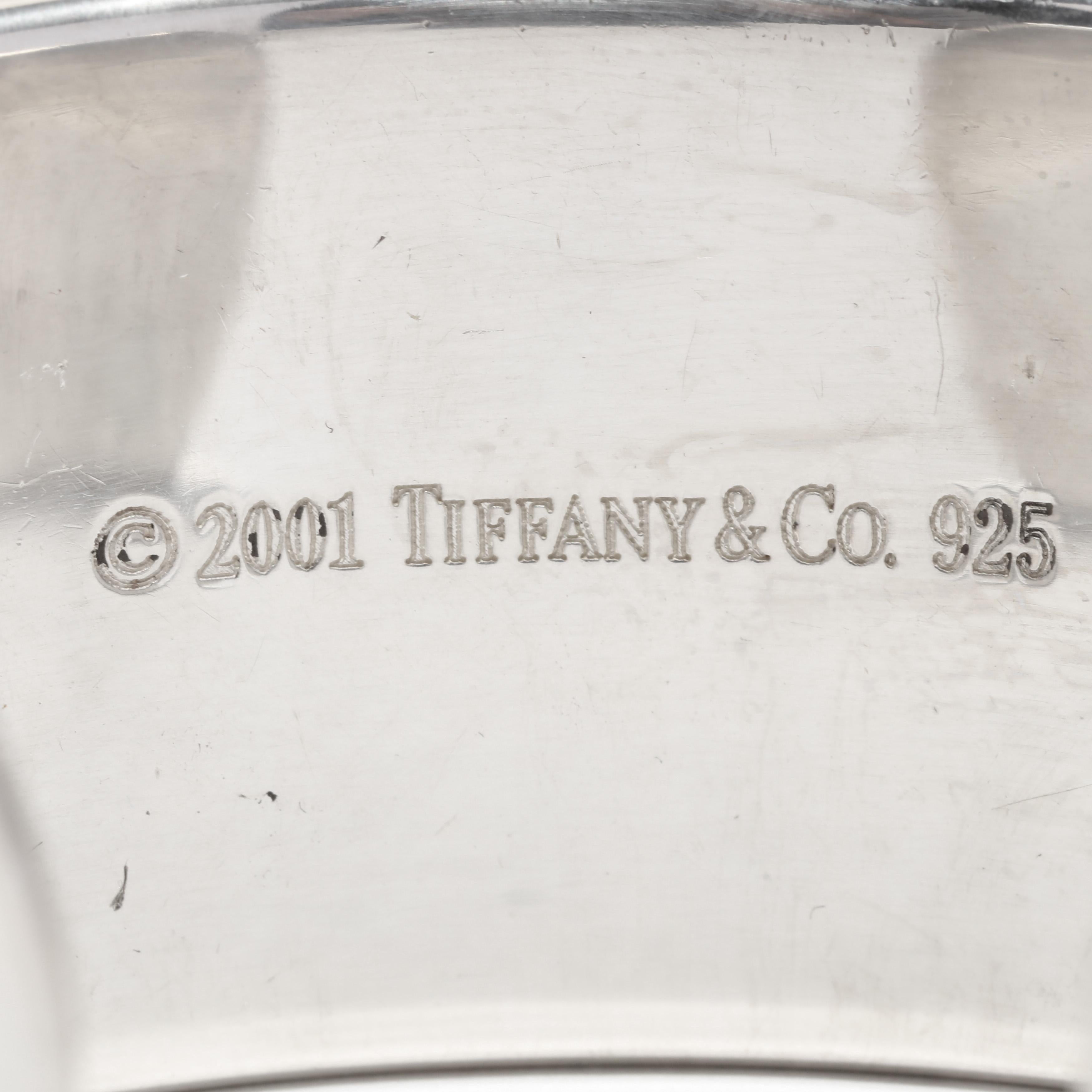 tiffany & co 1837 silver cuff bracelet