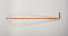 Tiffany and Company 18kt Gold and Antler Walking Stick or Cane