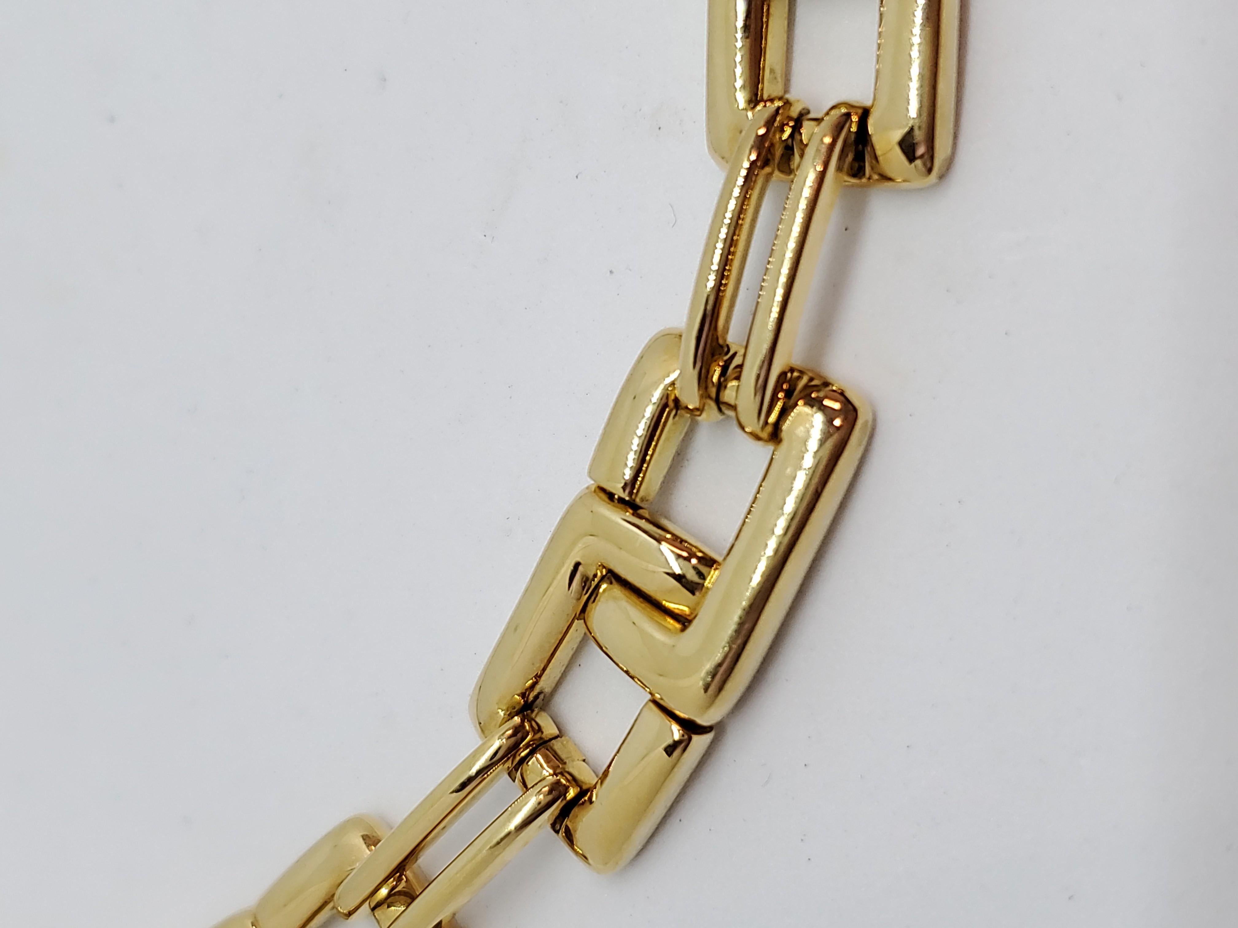 Modern Tiffany & Co. 18 Karat Yellow Gold Collar Necklace