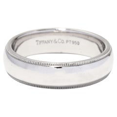 Tiffany and Company Classic Milgrain Platinum Wedding Band