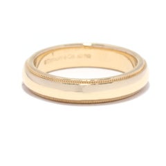 Tiffany and Company Milgrain Wedding Band, 18K Yellow Gold, Ring Size 6.25