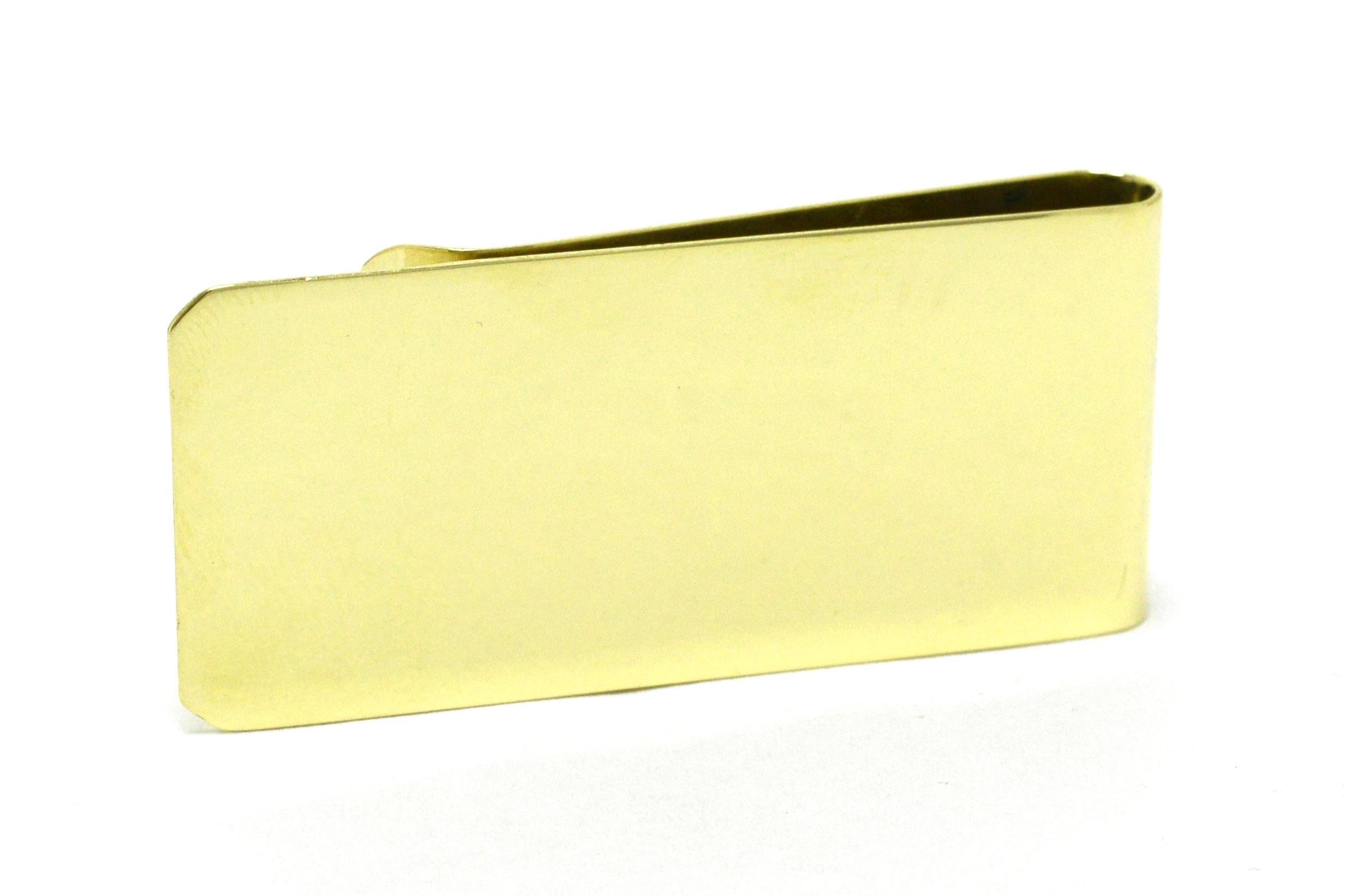 Modern Tiffany & Co. Money Clip 14 Karat Yellow Gold Classic Vintage Estate Heirloom