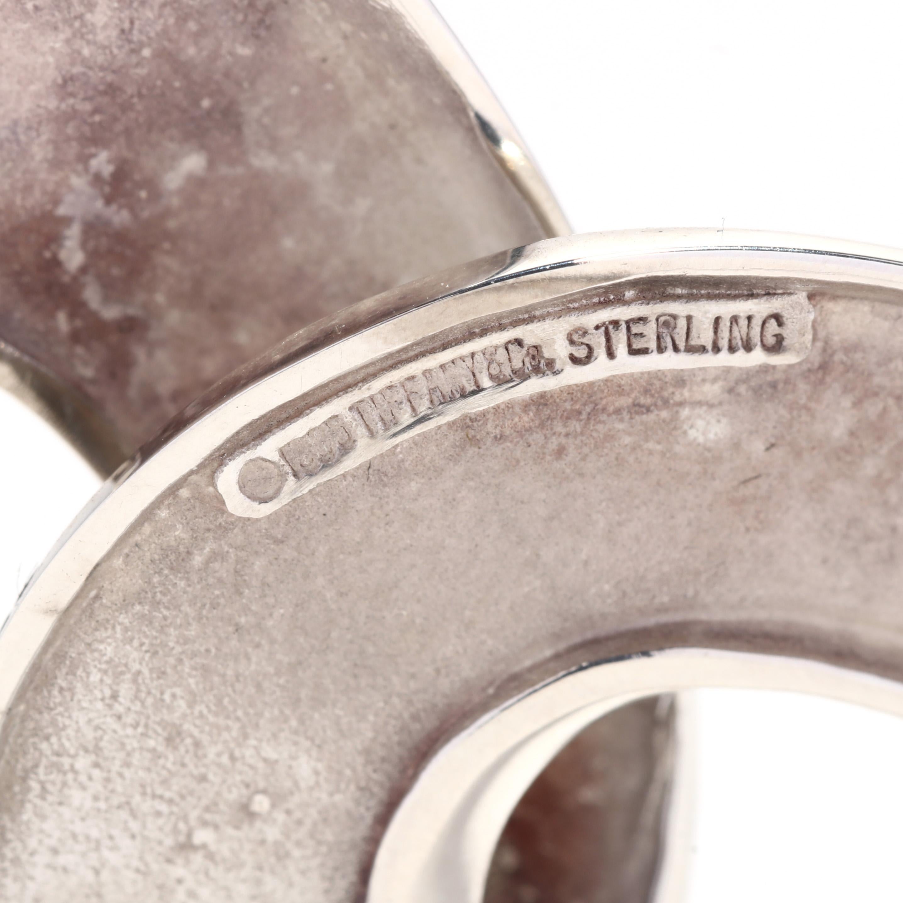Tiffany and Company Paloma Picasso Große Bandbrosche, Sterlingsilber für Damen oder Herren